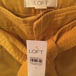 Brand new with tags Loft size 2 yellow